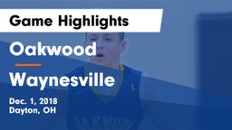 Oakwood  vs Waynesville  Game Highlights - Dec. 1, 2018