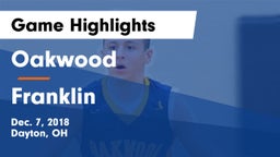Oakwood  vs Franklin  Game Highlights - Dec. 7, 2018