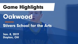 Oakwood  vs Stivers School for the Arts  Game Highlights - Jan. 8, 2019