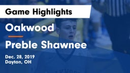 Oakwood  vs Preble Shawnee  Game Highlights - Dec. 28, 2019