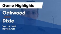 Oakwood  vs Dixie  Game Highlights - Jan. 28, 2020