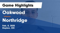 Oakwood  vs Northridge  Game Highlights - Feb. 8, 2020