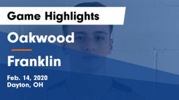 Oakwood  vs Franklin  Game Highlights - Feb. 14, 2020