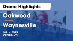 Oakwood  vs Waynesville  Game Highlights - Feb. 7, 2023