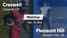 Matchup: Creswell  vs. Pleasant Hill  2016