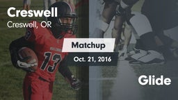 Matchup: Creswell  vs. Glide  2016