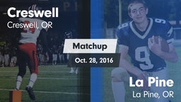 Matchup: Creswell  vs. La Pine  2016