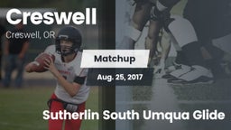Matchup: Creswell  vs. Sutherlin South Umqua Glide 2017