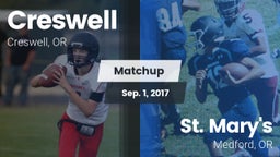 Matchup: Creswell  vs. St. Mary's  2017