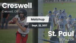 Matchup: Creswell  vs. St. Paul  2017