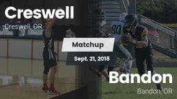 Matchup: Creswell  vs. Bandon  2018