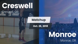 Matchup: Creswell  vs. Monroe  2018