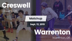 Matchup: Creswell  vs. Warrenton  2019