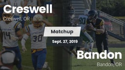 Matchup: Creswell  vs. Bandon  2019