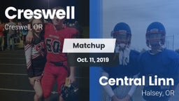 Matchup: Creswell  vs. Central Linn  2019