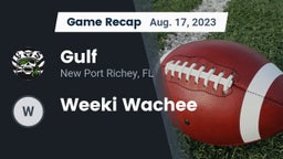 Recap: Gulf  vs. Weeki Wachee  2023