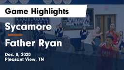 Sycamore  vs Father Ryan  Game Highlights - Dec. 8, 2020