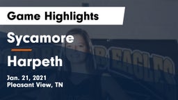 Sycamore  vs Harpeth  Game Highlights - Jan. 21, 2021