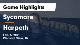 Sycamore  vs Harpeth  Game Highlights - Feb. 5, 2021