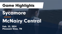 Sycamore  vs McNairy Central  Game Highlights - Feb. 23, 2024