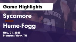 Sycamore  vs Hume-Fogg  Game Highlights - Nov. 21, 2023