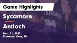 Sycamore  vs Antioch  Game Highlights - Dec. 21, 2023