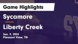 Sycamore  vs Liberty Creek  Game Highlights - Jan. 9, 2024