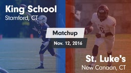 Matchup: King School vs. St. Luke's  2016