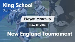 Matchup: King School vs. New England Tournament 2016