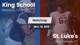 Matchup: King School vs. St. Luke's  2018