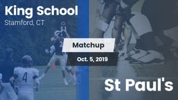 Matchup: King School vs. St Paul's 2019