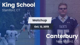 Matchup: King School vs. Canterbury  2019