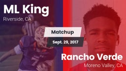 Matchup: ML King  vs. Rancho Verde  2017