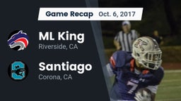 Recap: ML King  vs. Santiago  2017