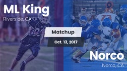 Matchup: ML King  vs. Norco  2017
