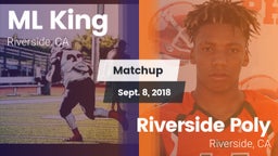 Matchup: ML King  vs. Riverside Poly  2018