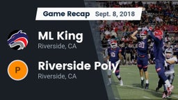 Recap: ML King  vs. Riverside Poly  2018