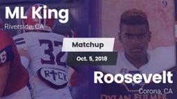 Matchup: ML King  vs. Roosevelt  2018
