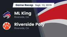 Recap: ML King  vs. Riverside Poly  2019