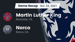 Recap: Martin Luther King  vs. Norco  2021