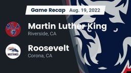 Recap: Martin Luther King  vs. Roosevelt  2022
