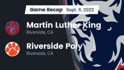 Recap: Martin Luther King  vs. Riverside Poly  2022