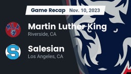 Recap: Martin Luther King  vs. Salesian  2023