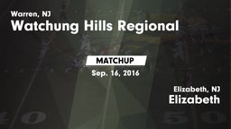 Matchup: Watchung Hills vs. Elizabeth  2016