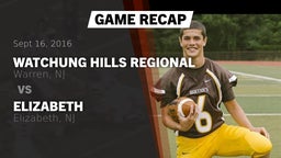 Recap: Watchung Hills Regional  vs. Elizabeth  2016