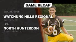 Recap: Watchung Hills Regional  vs. North Hunterdon  2016