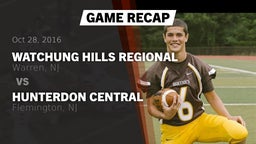 Recap: Watchung Hills Regional  vs. Hunterdon Central  2016