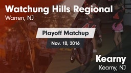 Matchup: Watchung Hills vs. Kearny  2016