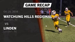 Recap: Watchung Hills Regional  vs. Linden  2016