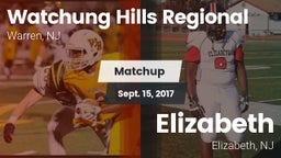 Matchup: Watchung Hills vs. Elizabeth  2017